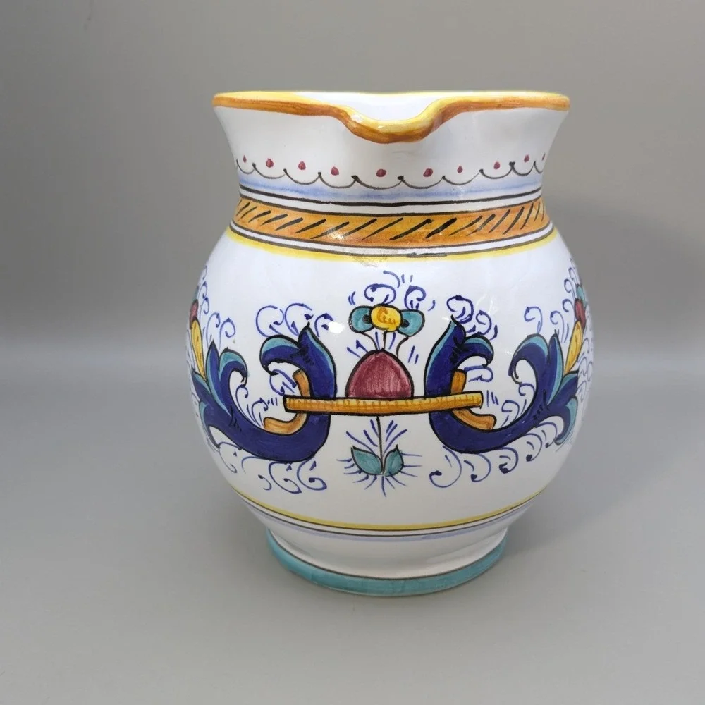 Vintage Deruta Italy Raffaellesco Ceramic 6
